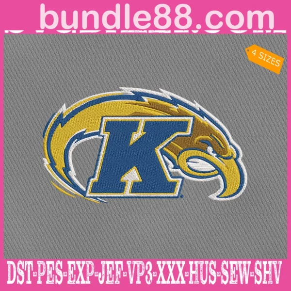 Kent State Golden Flashes Embroidery Machine