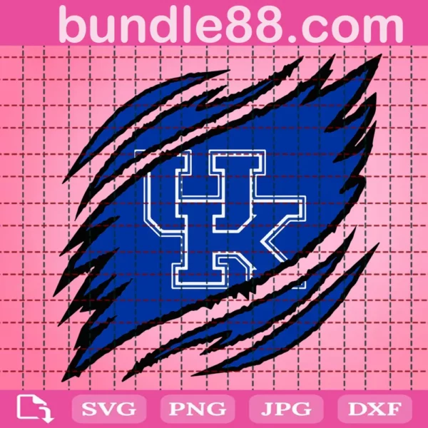 Kentucky Wildcats Claws Svg