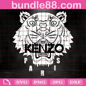 Kenzo Tiger Head SVG