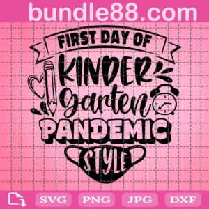 Kindergarten Pandemic Svg