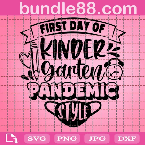 Kindergarten Pandemic Svg