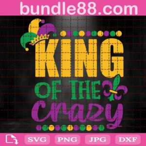 King Of The Crazy Svg