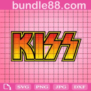 Kiss American Rock Band Svg