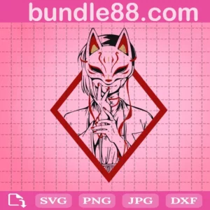 Kitsune Mask Svg