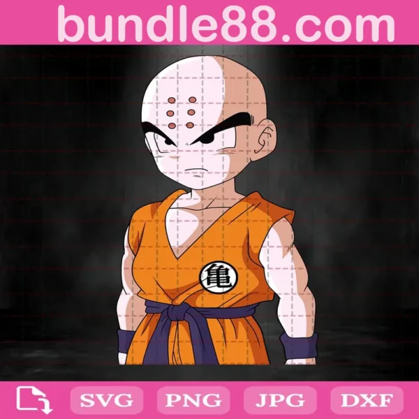 Krillin Svg, Dragon Ball Svg