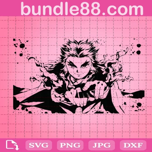 Kyojuro Rengoku Svg