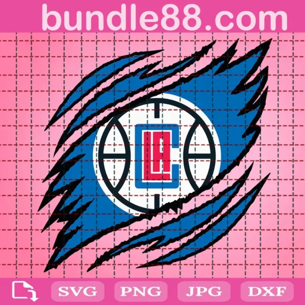 La Clippers Svg, Clippers Basketball Svg