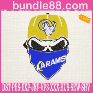 LA Rams Embroidery Files
