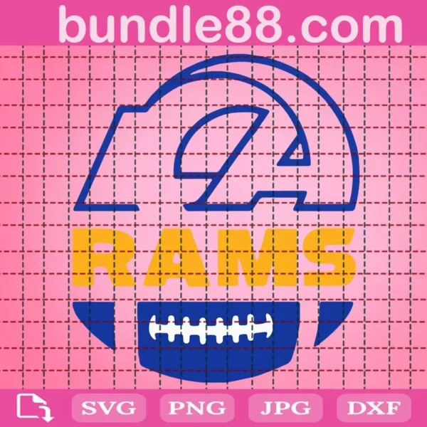 La Rams Svg, Super Bowl Svg