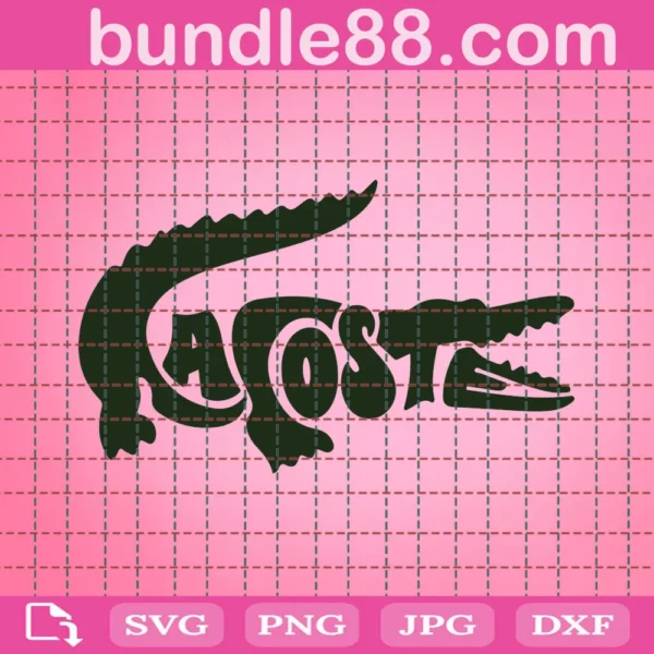 Lacoste Svg, Fashion Brand Svg