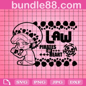 Law Pirates Of Heart Svg