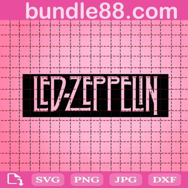 Led Zeppelin Band Logo Svg