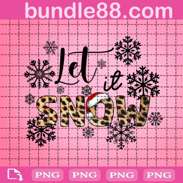 Let It Snow Png, Snowflakes Png