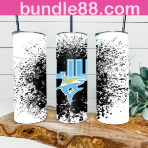 Long Island University Sharks 20oz Skinny Tumbler