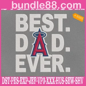 Los Angeles Angels Embroidery Files