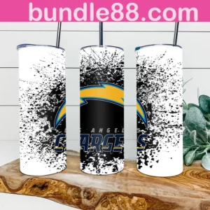 Los Angeles Chargers Football 20oz Skinny Tumbler