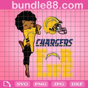 Los Angeles Chargers For Life Svg
