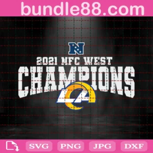 Los Angeles Rams 2021 Afc East Champions Svg Files