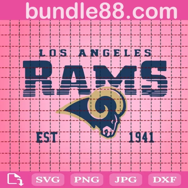 Los Angeles Rams Est 1941 Svg