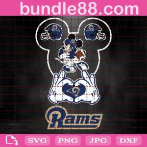 Los Angeles Rams Football Mouse Clipart