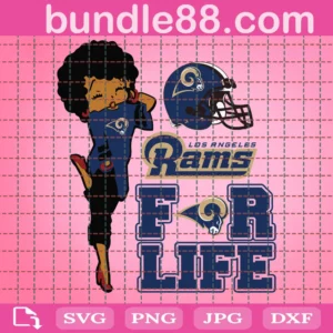 Los Angeles Rams For Life Svg
