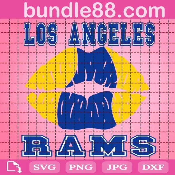 Los Angeles Rams Lip Svg