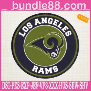 Los Angeles Rams Logo Embroidery Files