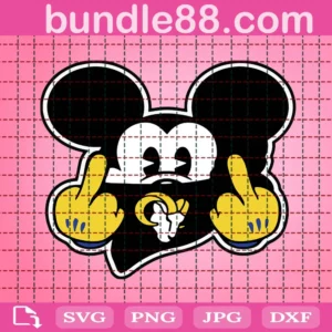 Los Angeles Rams Mickey Mouse Svg