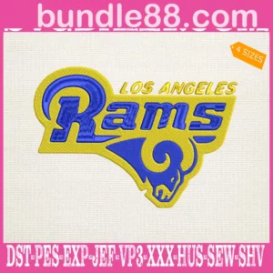 Los Angeles Rams NFC West Champions Embroidery Files