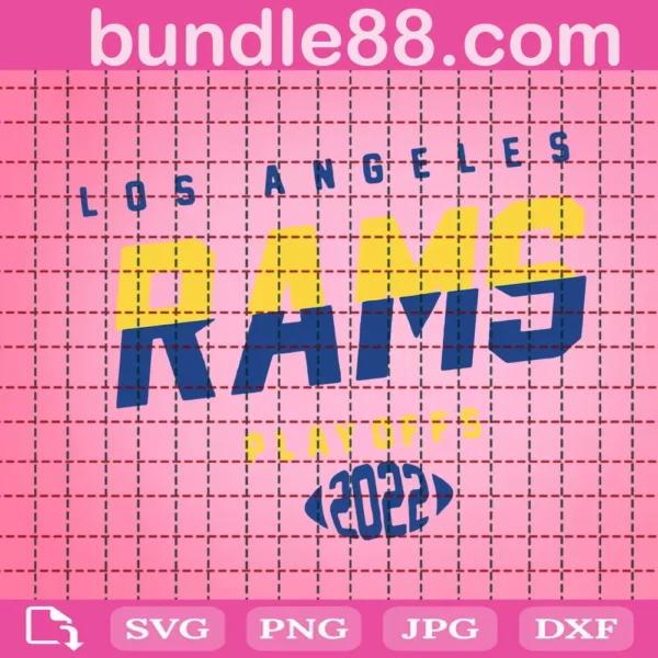 Los Angeles Rams Playoffs 2022 Svg