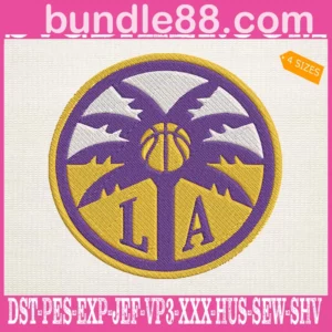 Los Angeles Sparks Embroidery Files