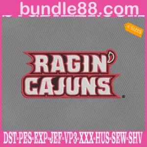 Louisiana Ragin' Cajuns Embroidery Machine