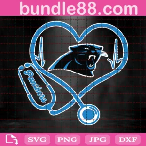Love Carolina Panthers Svg File