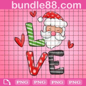 Love Christmas Santa Png