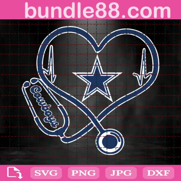 Love Dallas Cowboys Svg File