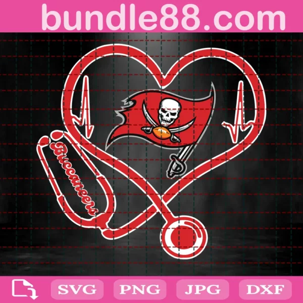 Love Tampa Bay Buccaneers Svg File