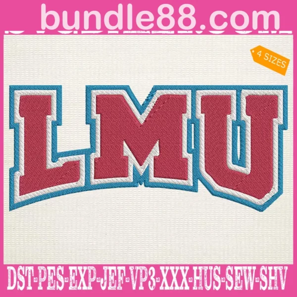 Loyola Marymount Lions Embroidery Machine