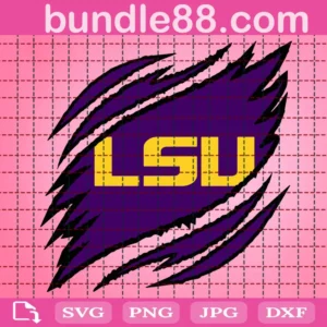 Lsu Tigers Claws Svg