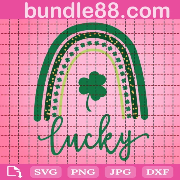 Lucky Rainbow Svg