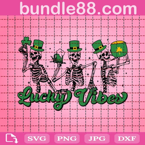 Lucky Vibes Svg, St Patrick'S Svg