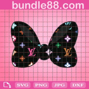 LV Ribbon Svg, Fashion Logo Svg