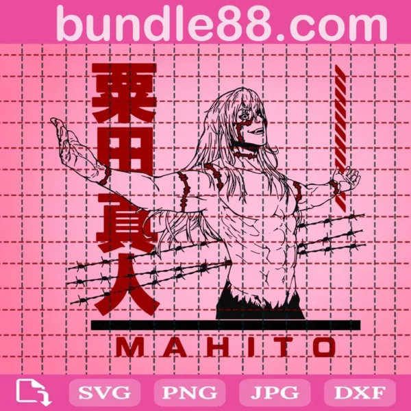 Mahito Svg, Jujutsu Kaisen Svg