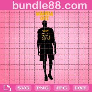 Mamba Out, Kobe Bryant Svg Png Dxf Pdf Files