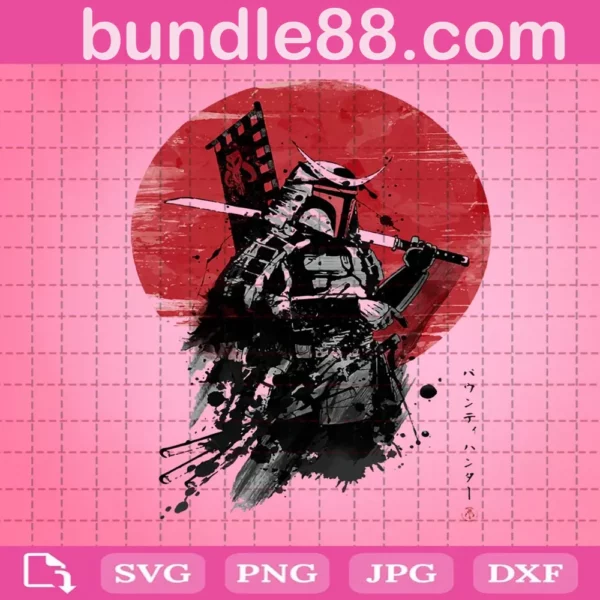 Mandalorian Samurai Svg