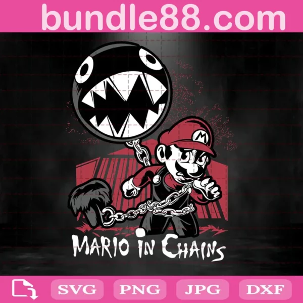 Mario In Chains Svg