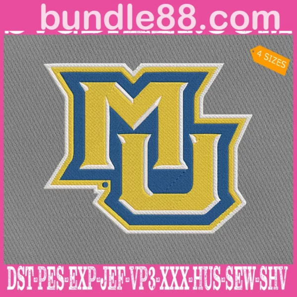 Marquette Golden Eagles Embroidery Machine