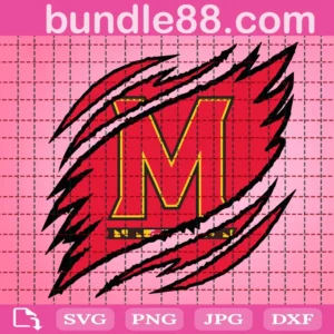 Maryland Terrapins Claws Svg