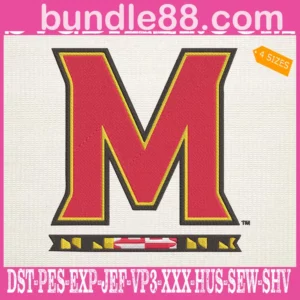 Maryland Terrapins Embroidery Machine