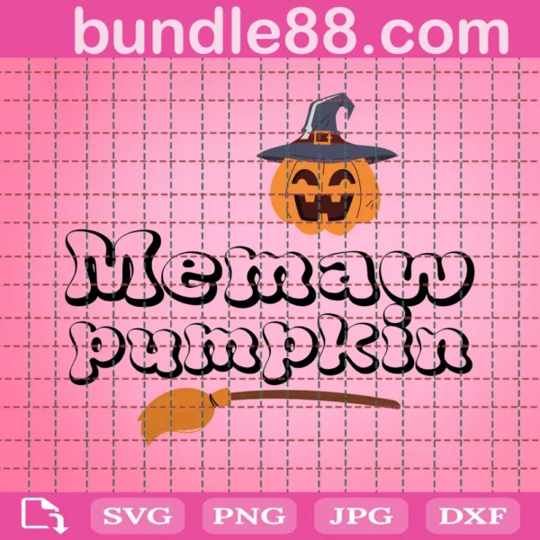 Memaw Pumpkin Svg