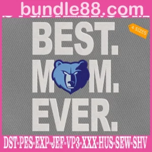 Memphis Grizzlies Embroidery Files